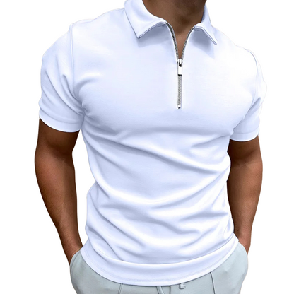 | POLO MODERNE AVEC ZIP MI-HAUT