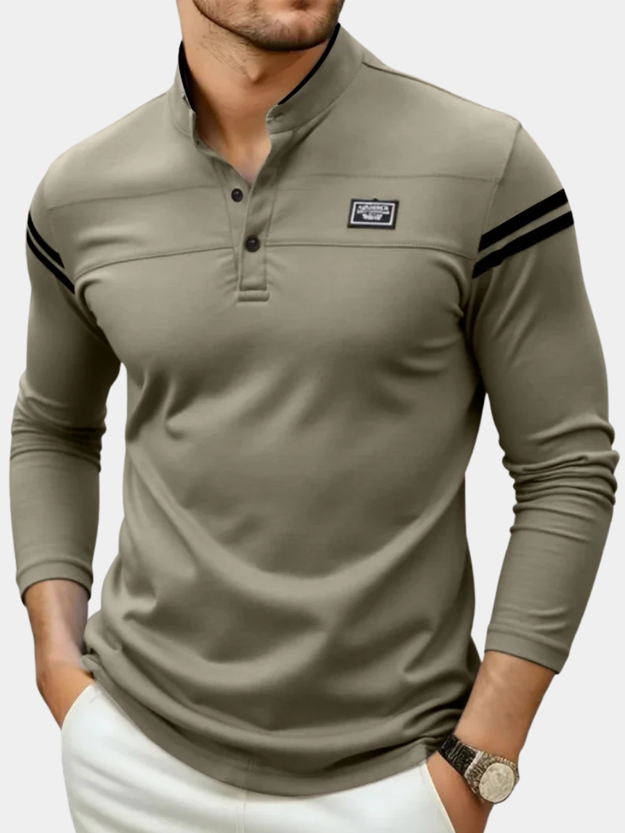| T-SHIRT À MANCHES LONGUES MODERNE POUR HOMME