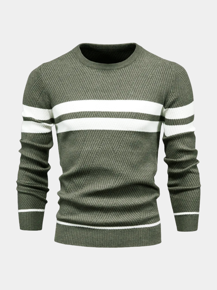 | PULL RAYÉ POUR HOMME