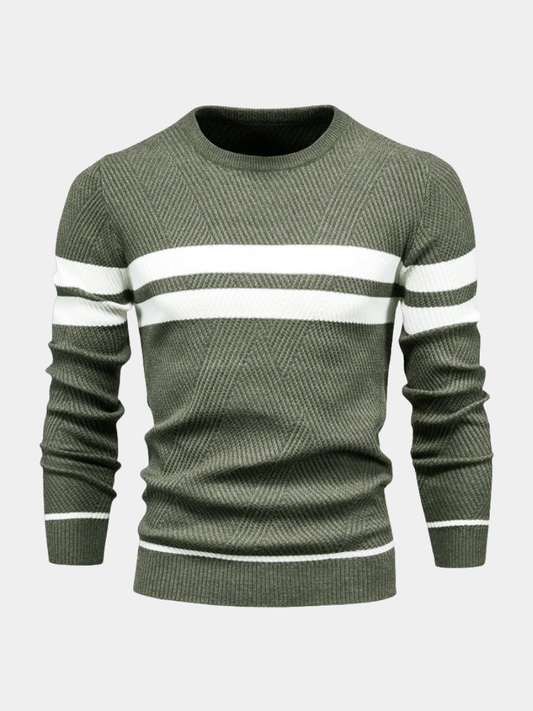 | PULL RAYÉ POUR HOMME