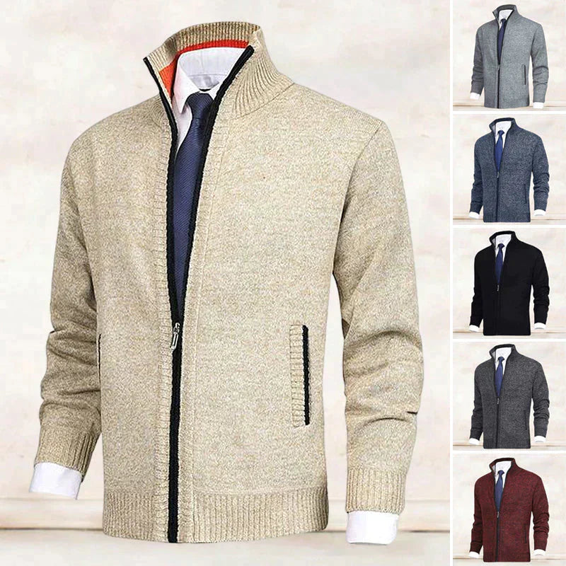 | CARDIGAN HOMME À MANCHES LONGUES