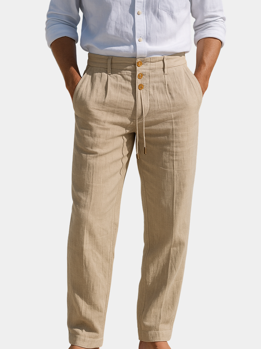 Matteo | Pantalones de Lino Ligeros de Verano