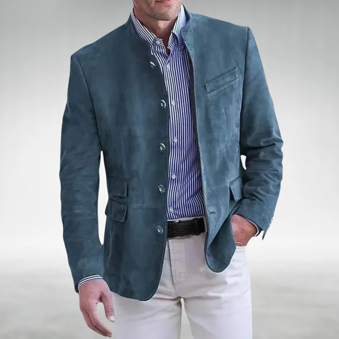 | VESTE EN CUIR SUEDE