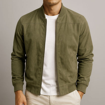 | VESTE EN CUIR SUEDE URBAINE