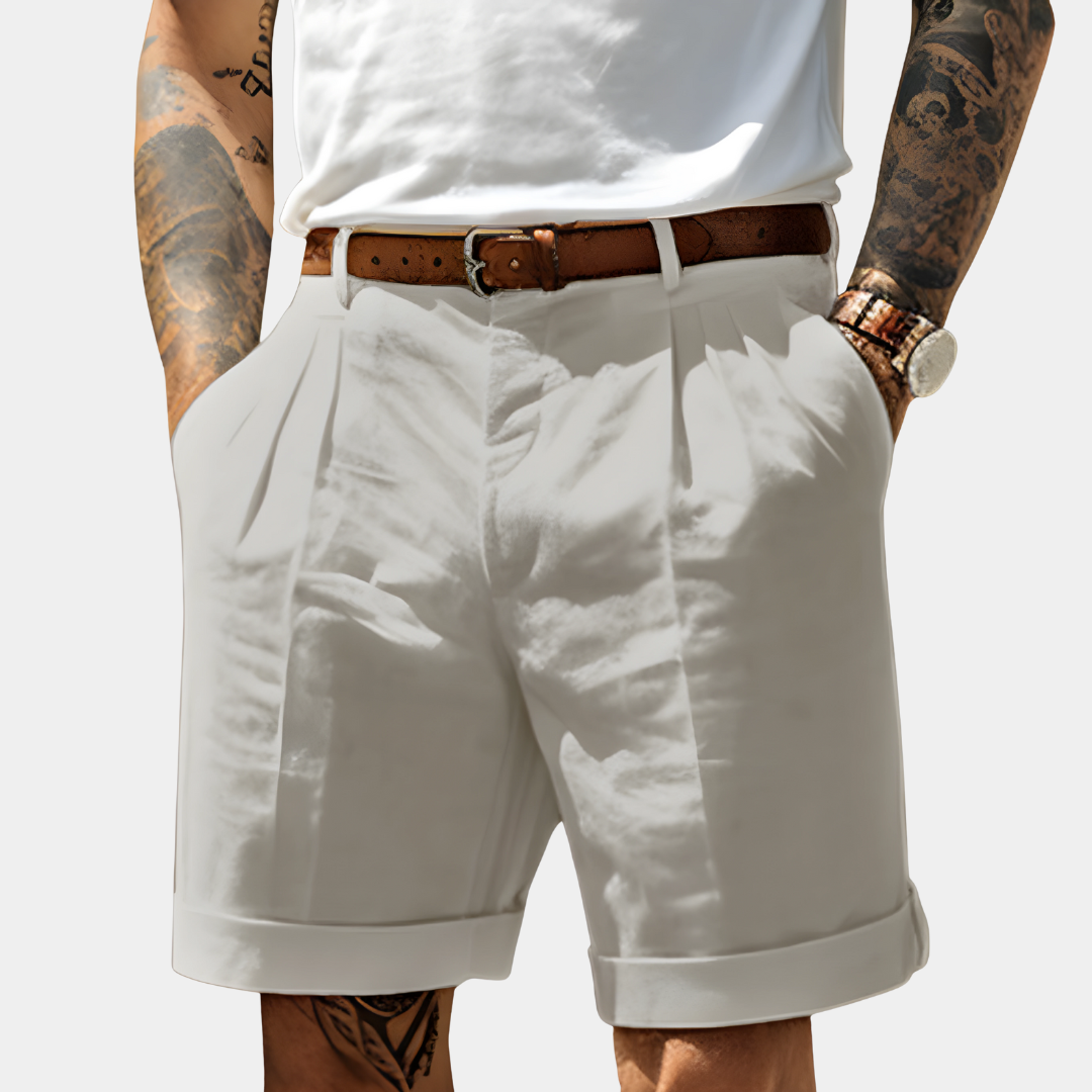 | BERMUDAS ÉLÉGANTS EN COTON RESPIRANT