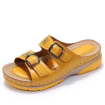 Jardinelle™ — Sandalia Cuna Doble Correa Hebilla Confort
