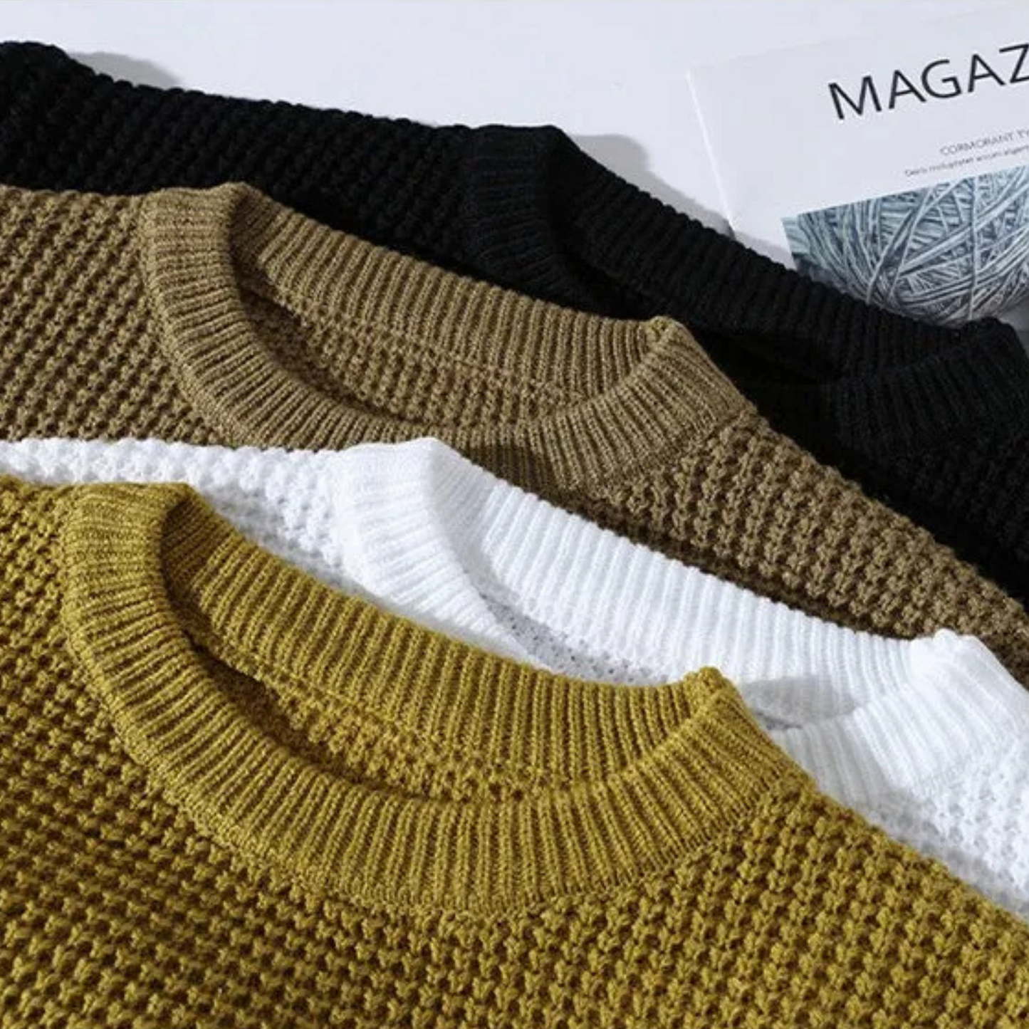 | PULL EN NID D'ABEILLE PREMIUM