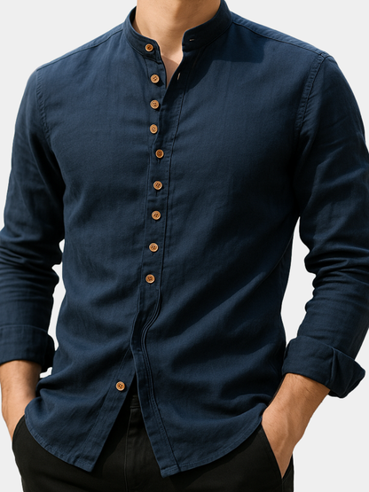 | CHEMISE EN LIN ET COTON POUR HOMME