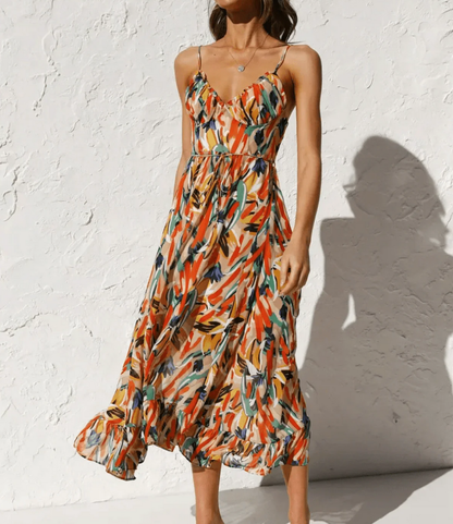 | Robe Midi Éclat Coloré