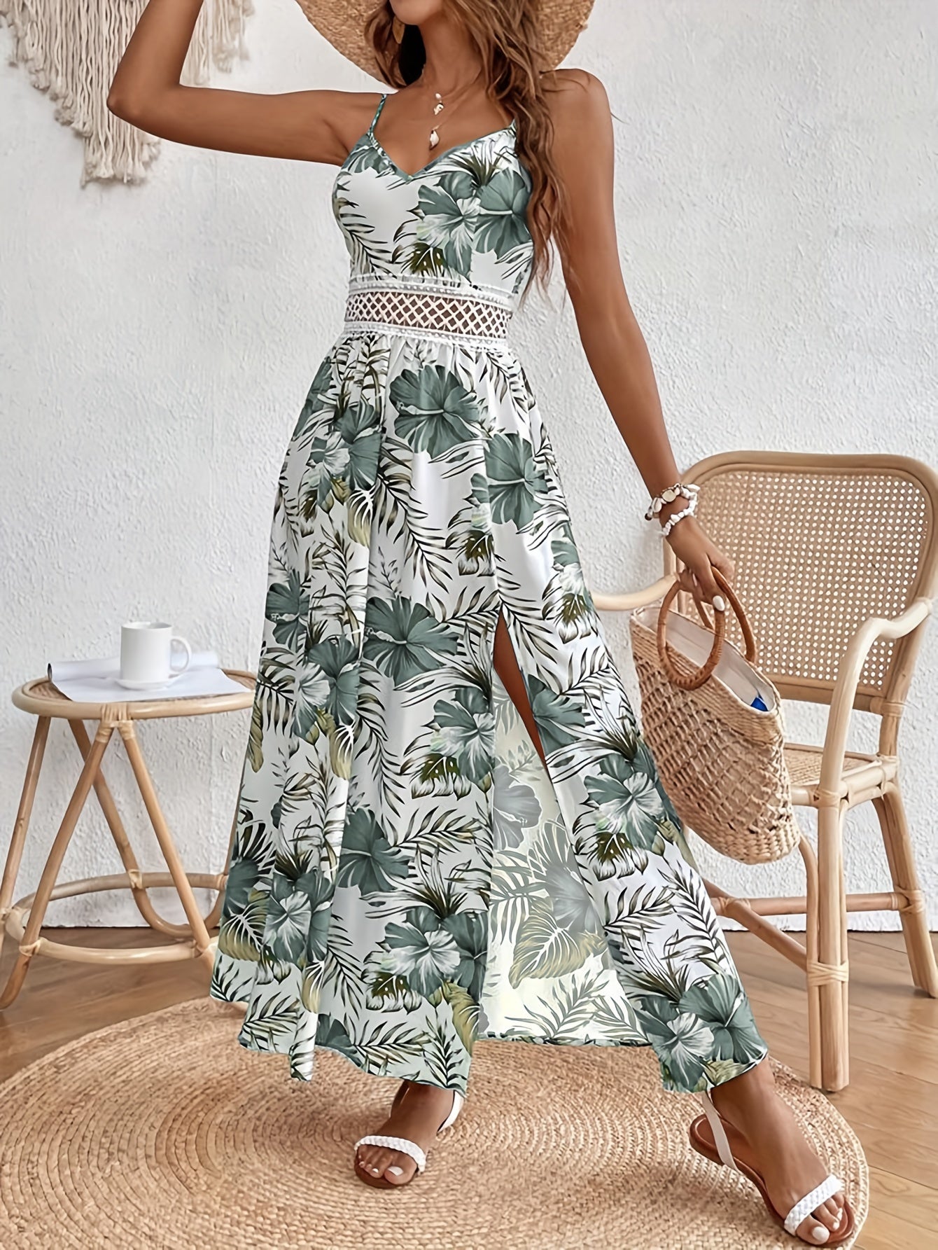 | Robe Bohème Fleurie Inès