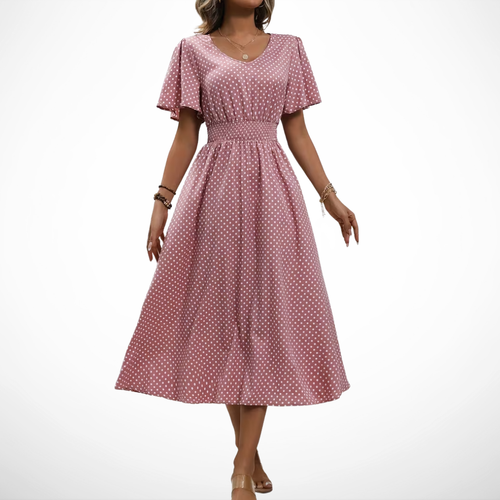 | Robe Élégante Pois Élisa