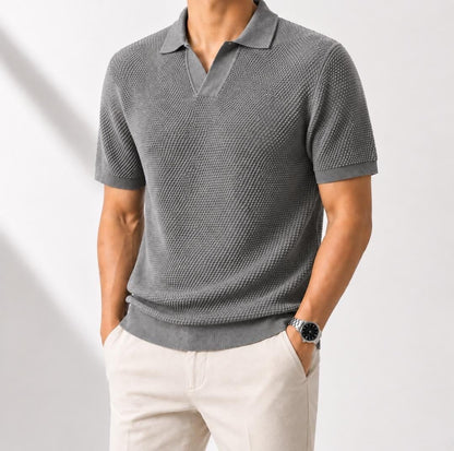 Camiseta de Algodón Premium con Cuello en V Ramon