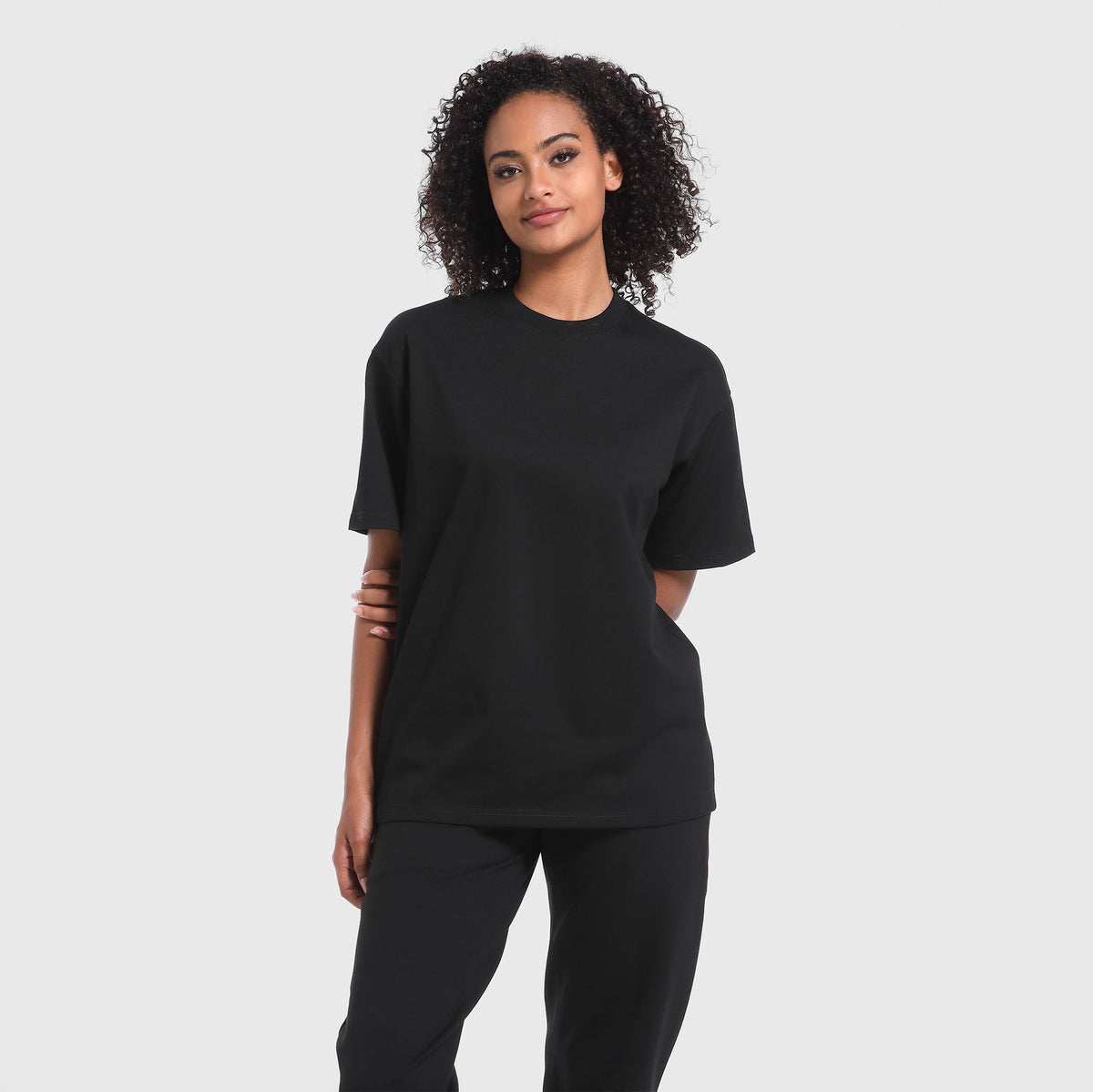 Pack de 3 Negro - Camiseta Holgada Heavy