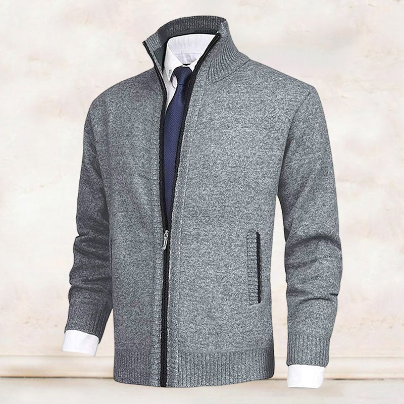 | CARDIGAN HOMME À MANCHES LONGUES