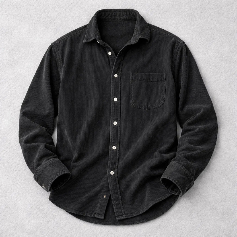 | CHEMISE CLASSIQUE EN VELOURS CÔTELÉ POUR HOMME
