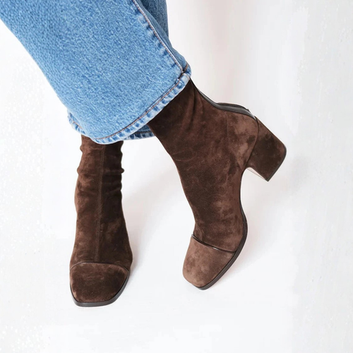 | BOTTINES ÉLÉGANTES À TALONS CARRÉS