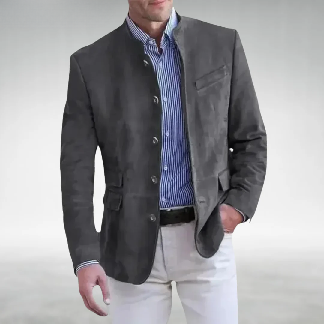 | VESTE EN CUIR SUEDE