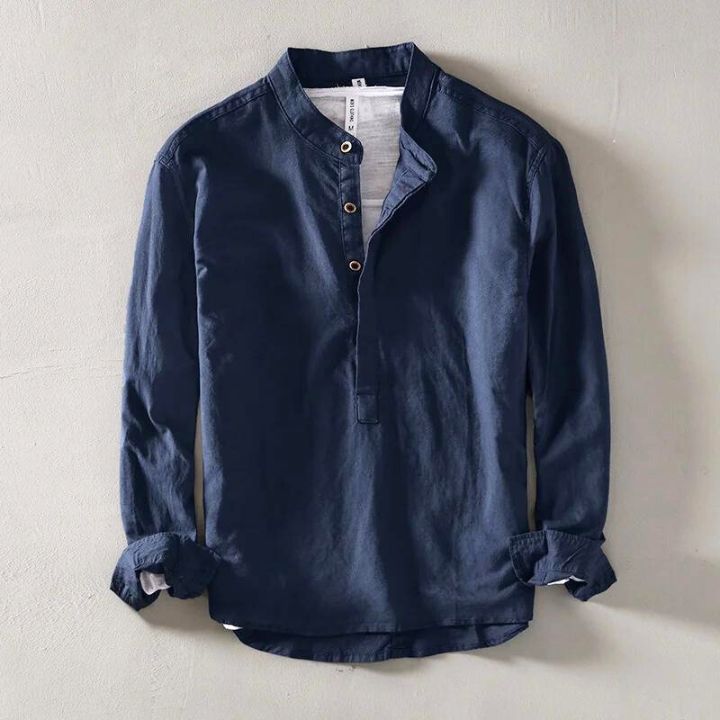 | CHEMISE EN LIN POUR HOMME