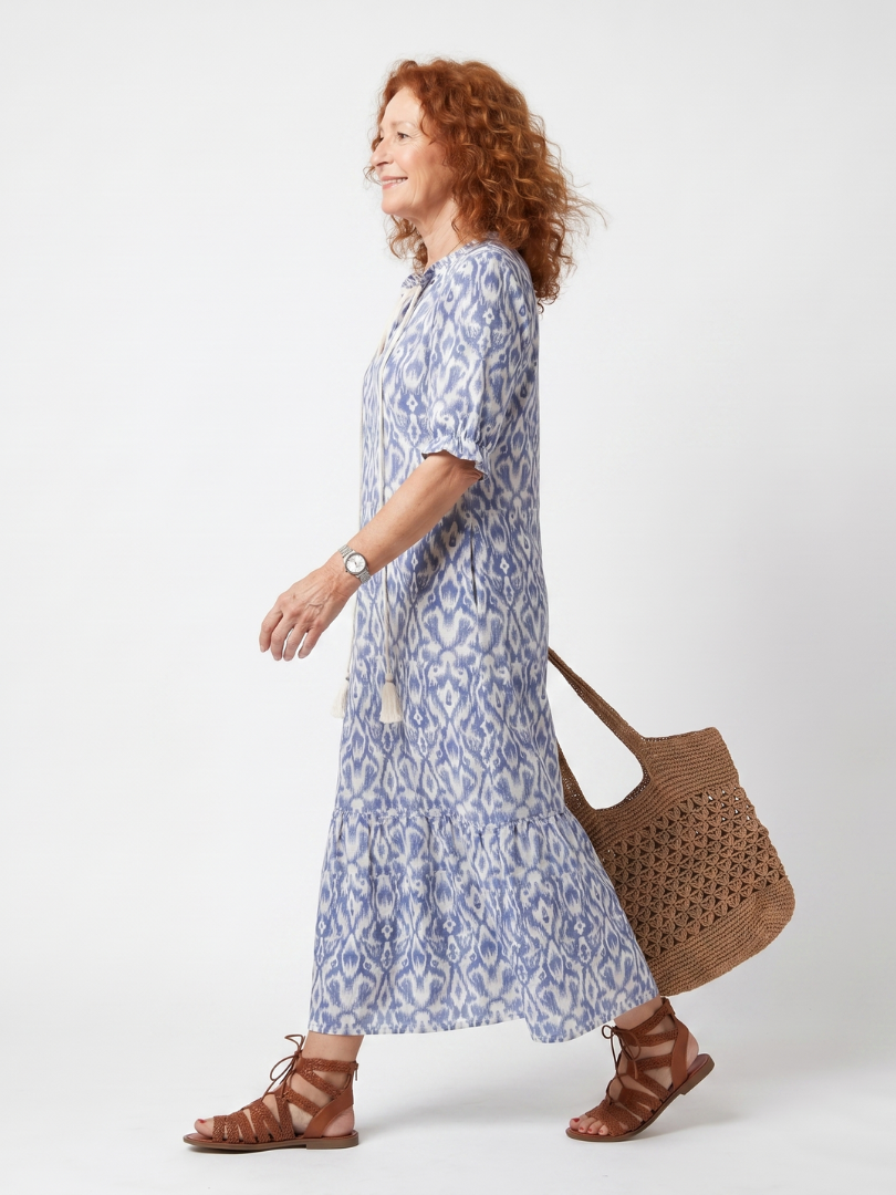 | Robe Midi Fluide Imprimée Nicuelloe