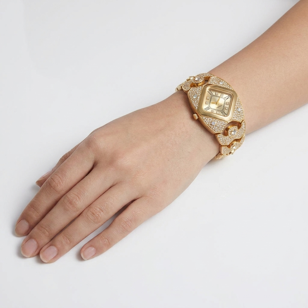 Reloj Zélavine™ con Cristales – Elegancia Atemporal