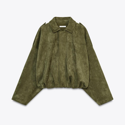 Chaqueta de antelina