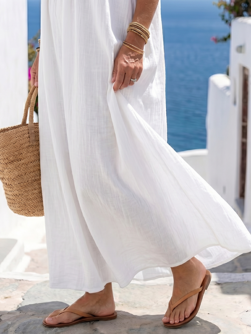 | Robe Maxi Fluide Naturelle Keira