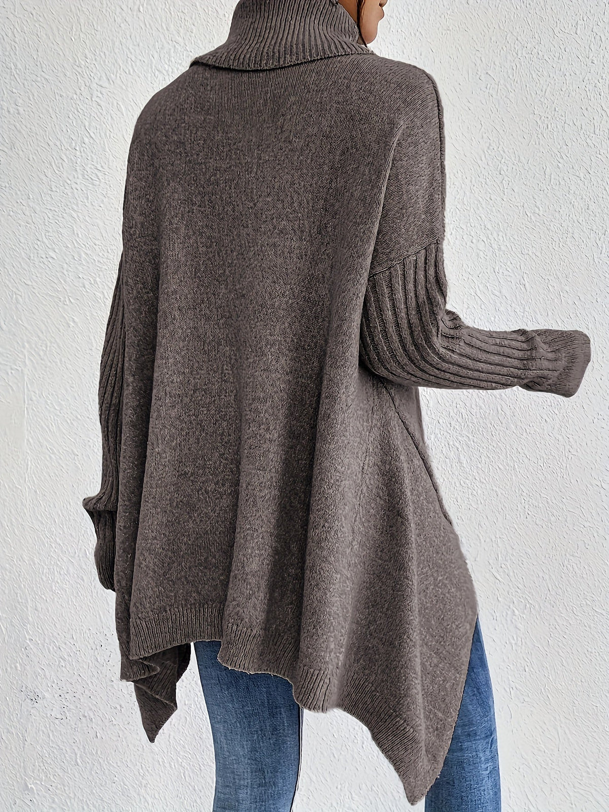 Leina | Jersey de Cuello Vuelto Suave y Relajado