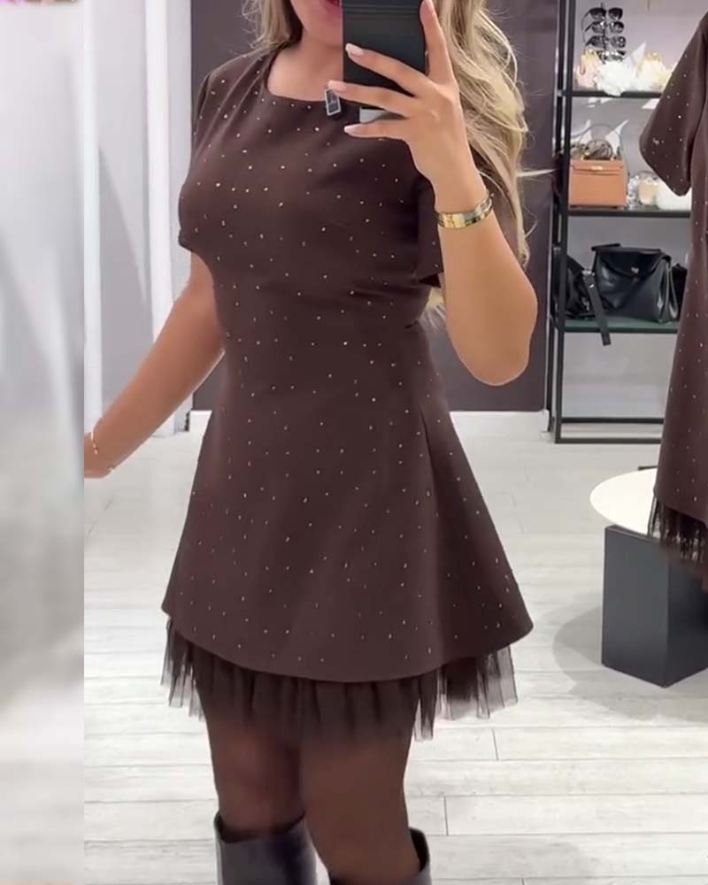 Camille | Mini Vestido Elegante con Toque Brillante