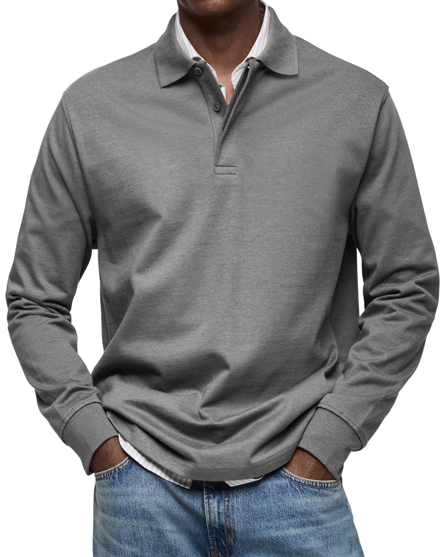 | Polo Refinado de Manga Larga Lois