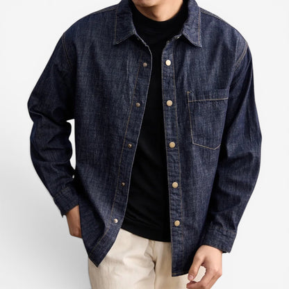 Chaqueta Clásica de Algodón y Lino Leonardo