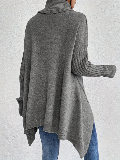 Leina | Jersey de Cuello Vuelto Suave y Relajado