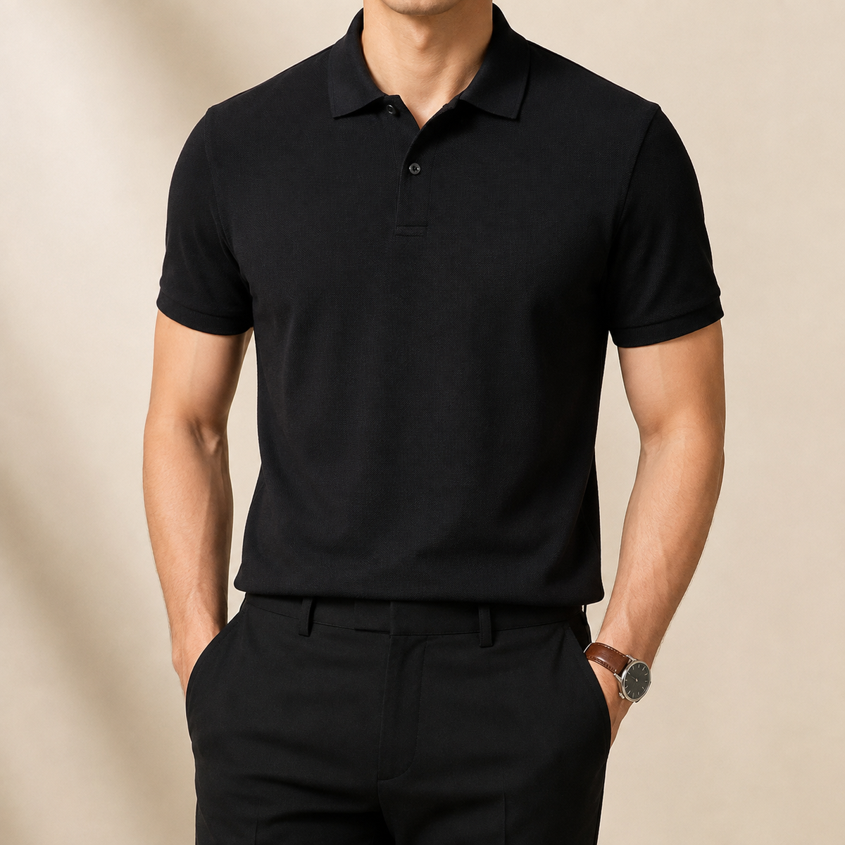 Polo de Golf de Algodón