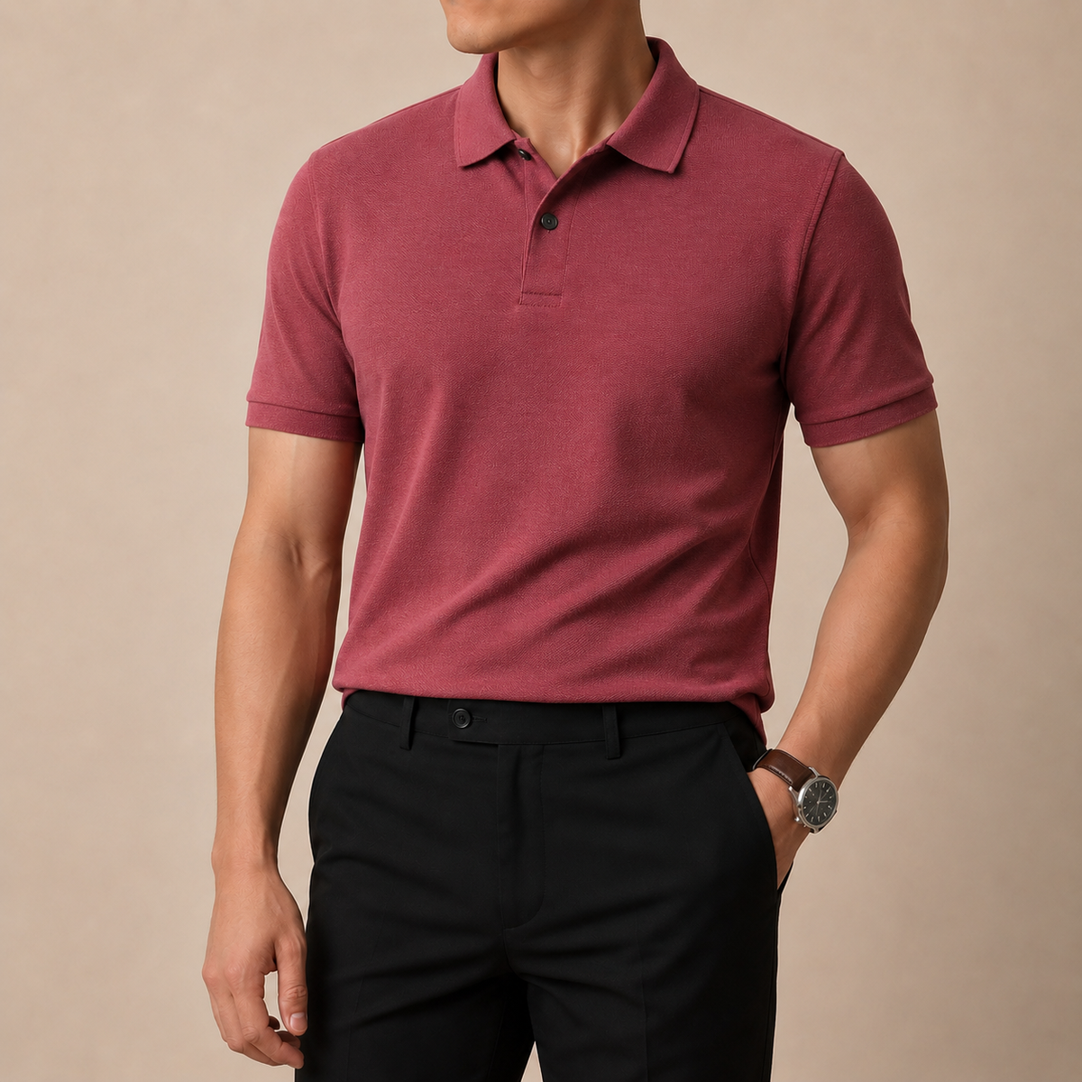 Polo de Golf de Algodón