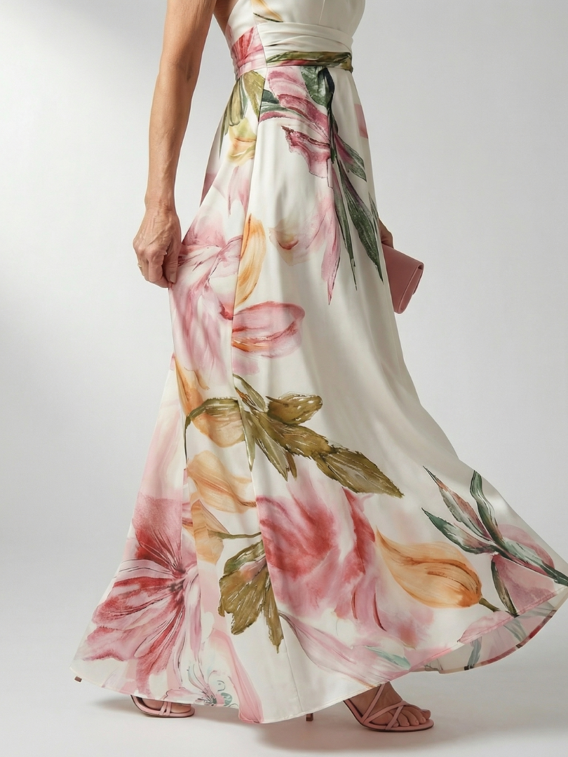 | Robe Maxi Fleurie Légère Amiel