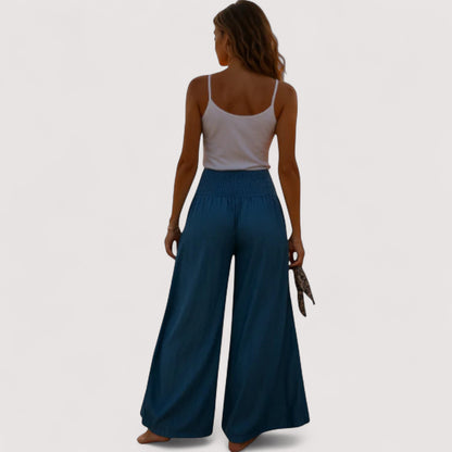 Merete - Pantalones de talle alto