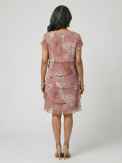 | Robe longueur geno a motif suave Aria