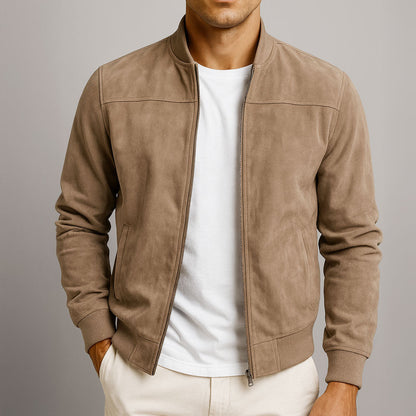 | VESTE EN CUIR SUEDE URBAINE