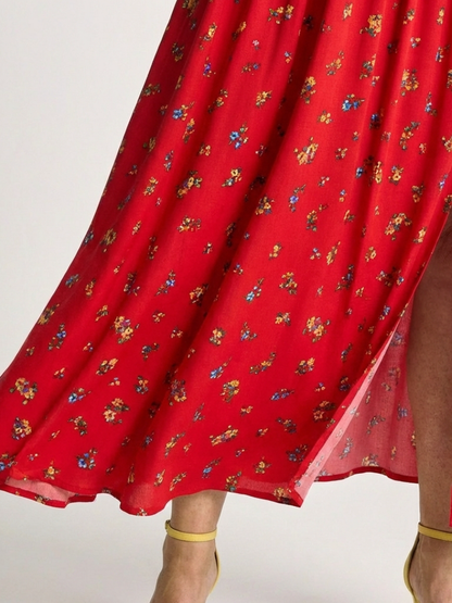 DLEACROIX | Robe Midi a Manches Boffantes Delphine