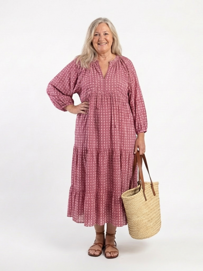 | Robe Midi Géométrique a Noer Isabelle