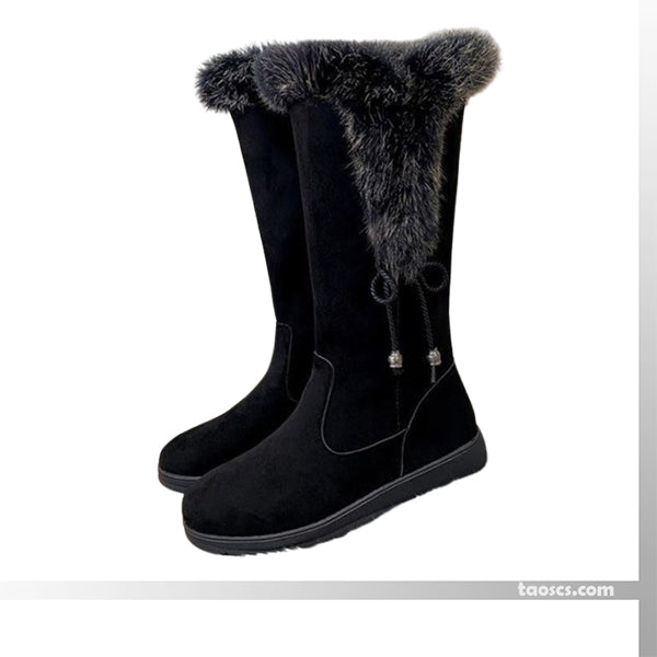 Botas Media Pierna para Mujer - Cálidas, Antideslizantes y Resistentes