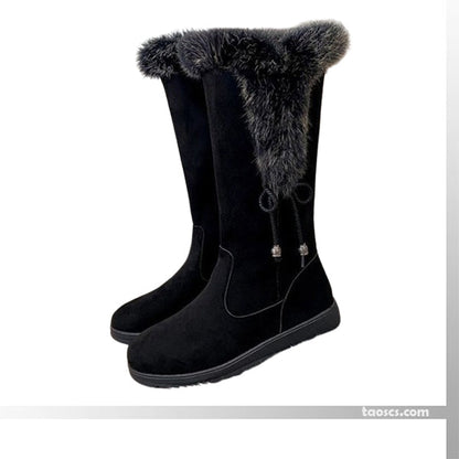 Botas Media Pierna para Mujer - Cálidas, Antideslizantes y Resistentes