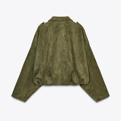 Chaqueta de antelina