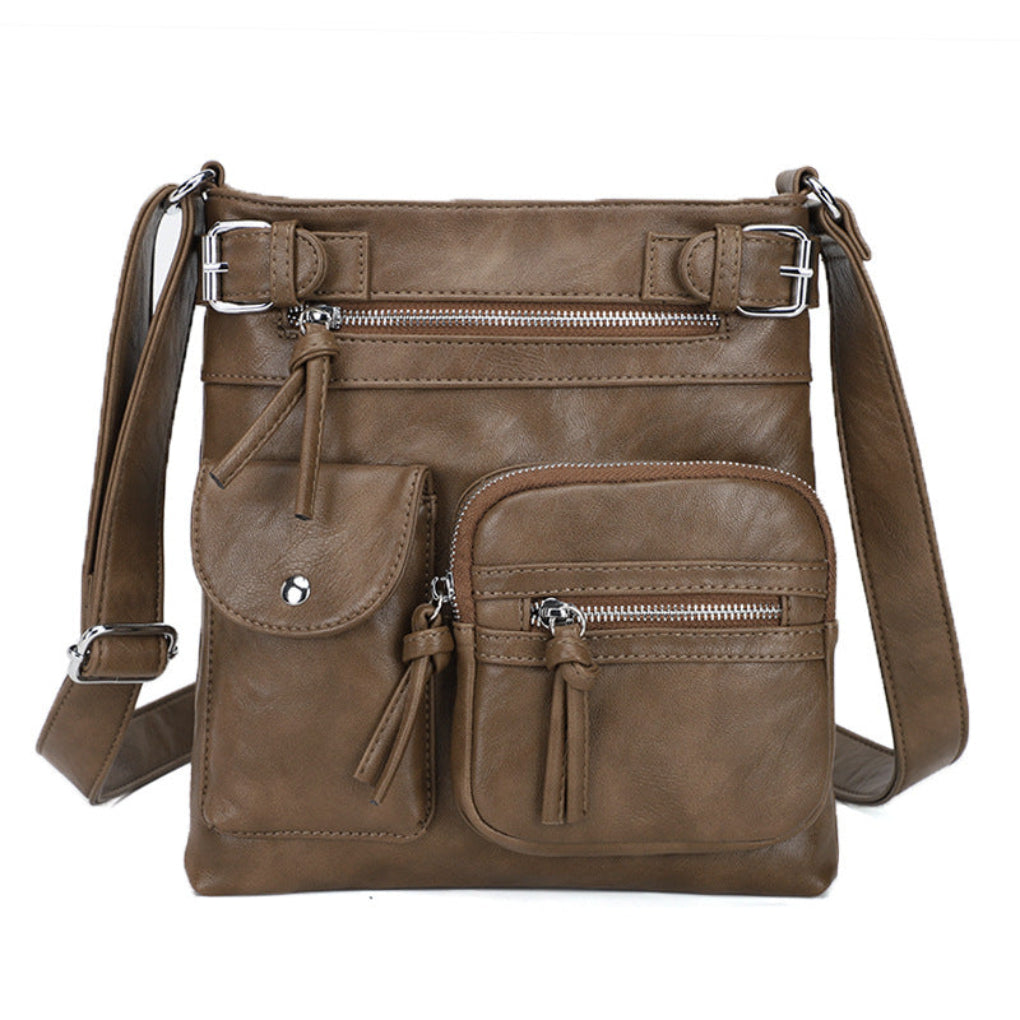 Isotta – Bolso de Bandolera Funcional con Prácticos Bolsillos Múltiples