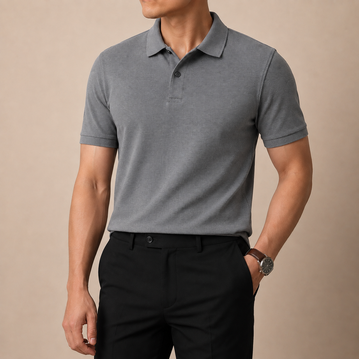 Polo de Golf de Algodón