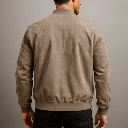 | VESTE EN CUIR SUEDE URBAINE