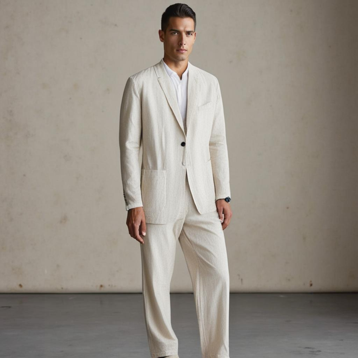 | OTTAVIO ROBE ÉLÉGANTE EN LIN
