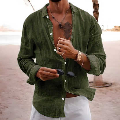 | CHEMISE D'ÉTÉ EN COTON NATUREL