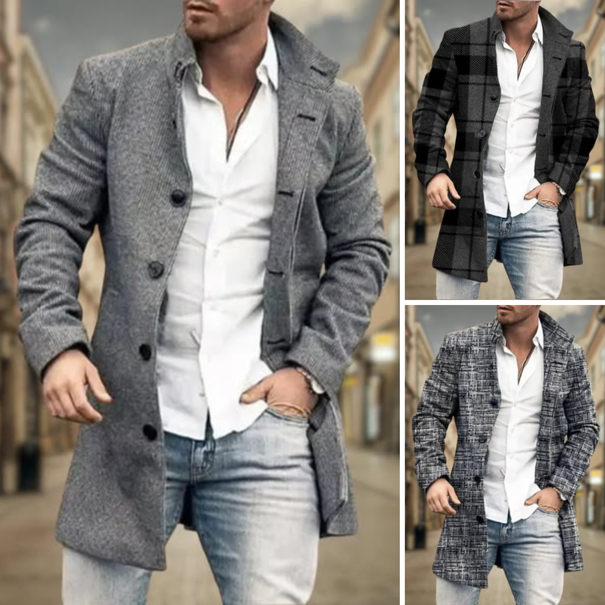 | MANTEAU ÉLÉGANT POUR HOMME
