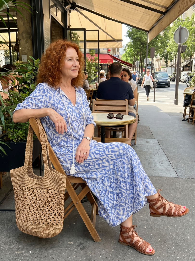 | Robe Midi Fluide Imprimée Nicuelloe