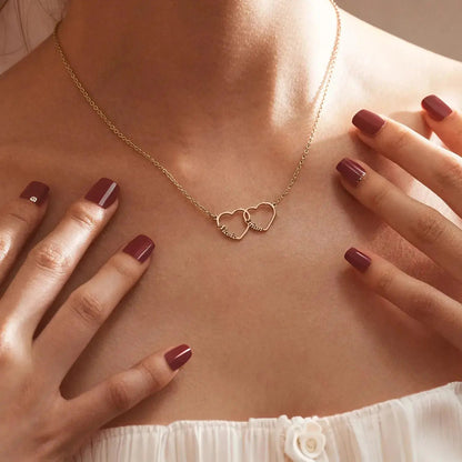 Collar de Nombre con Corazón Personalizado